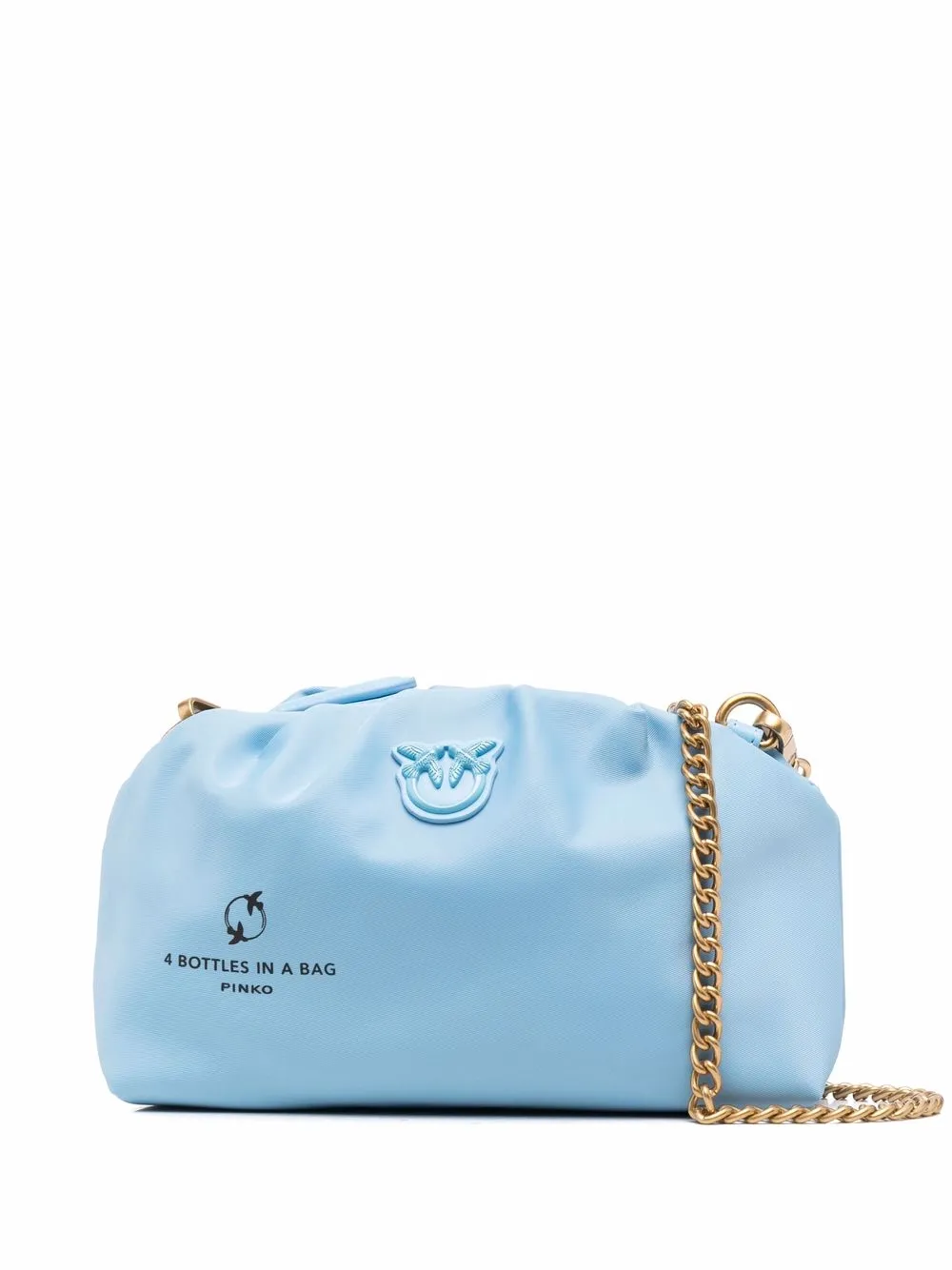 

PINKO bolsa crossbody con motivo Love Birds - Azul