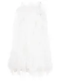 Cult Gaia Shannon feather dress - White