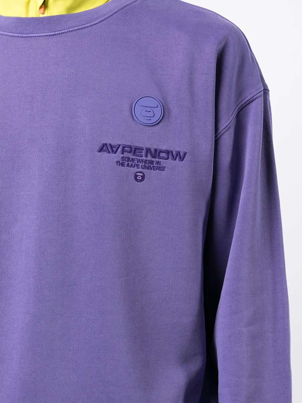фото Aape by *a bathing ape® толстовка с вышитым логотипом