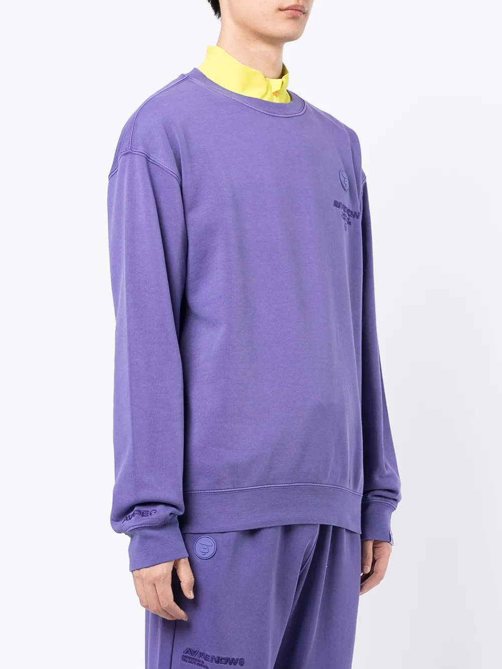 фото Aape by *a bathing ape® толстовка с вышитым логотипом