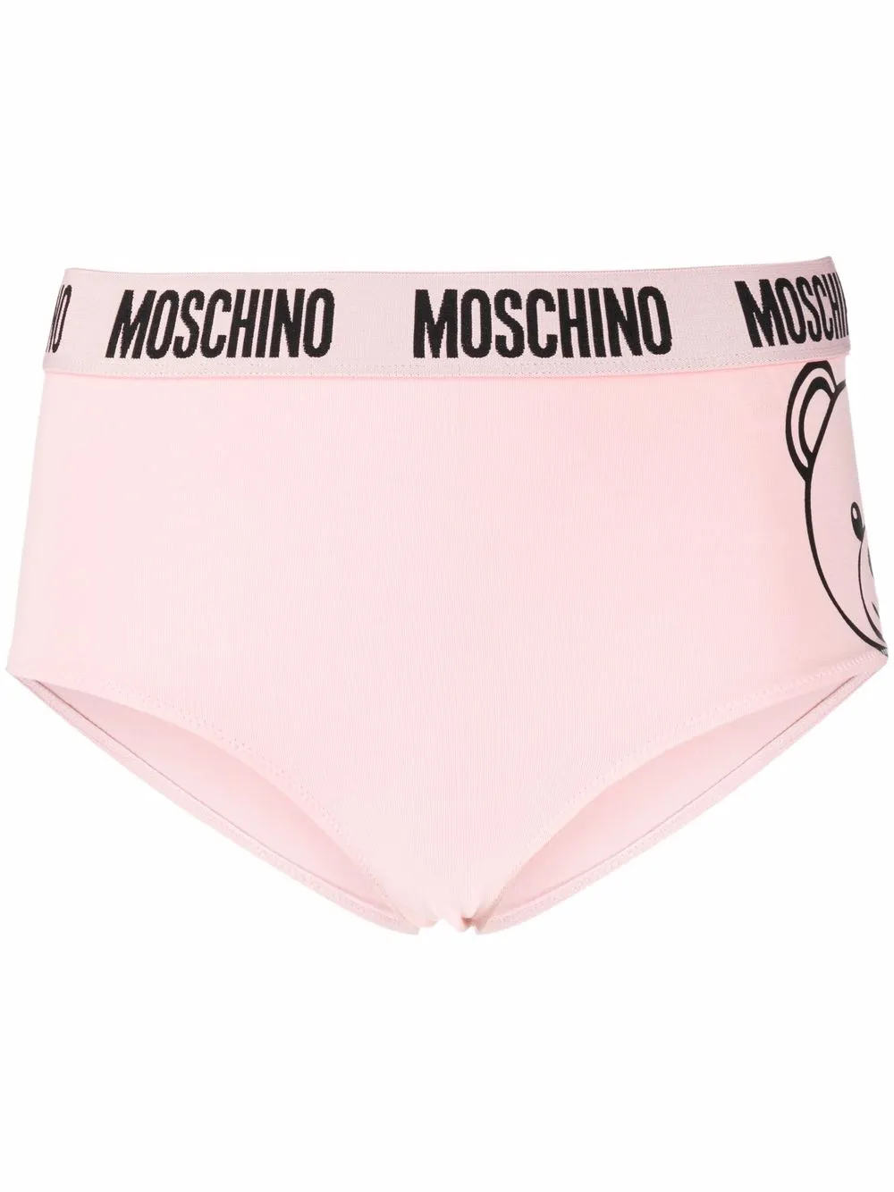 

Moschino calzones con motivo Teddy Bear - Rosado
