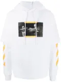 Off-White graphic-print layered hoodie