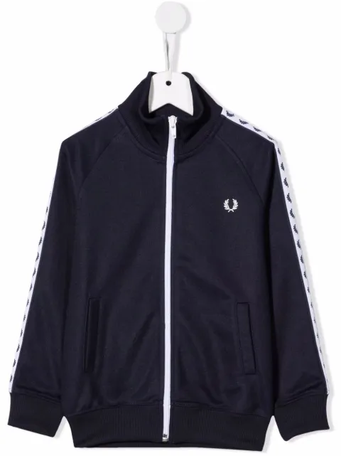 Fred Perry Kids logo-stripe jacket