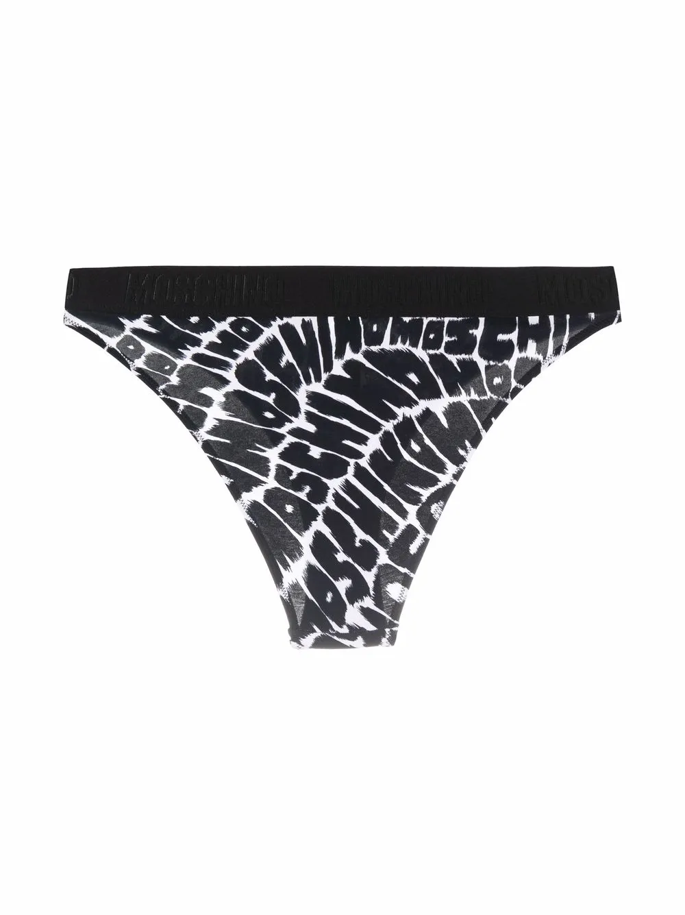 фото Moschino трусы-брифы с графичным принтом