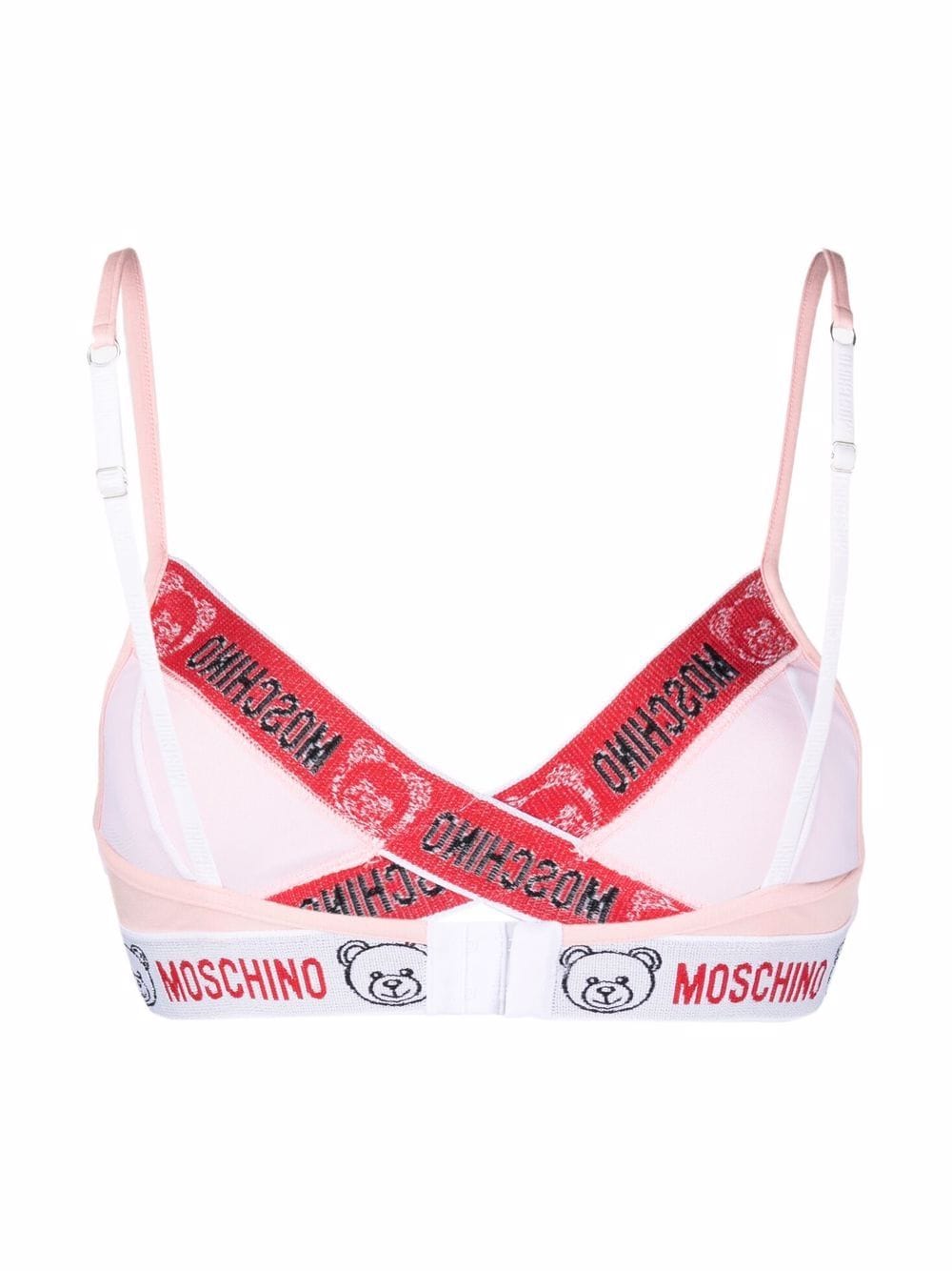 Moschino Teddy Bear Motif Triangle Cup Bra Farfetch 