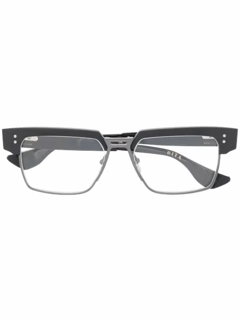 Dita Eyewear نظارة بشعار الماركة وإطار مربع