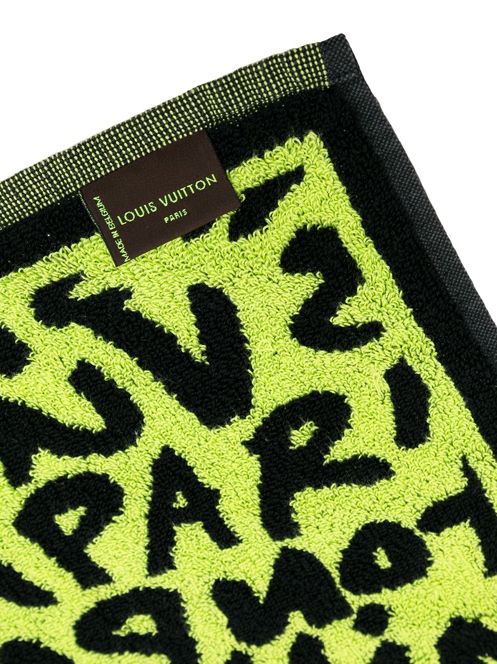 Louis Vuitton x Stephen Sprouse pre-owned Handtuch mit Graffiti-Print Grün