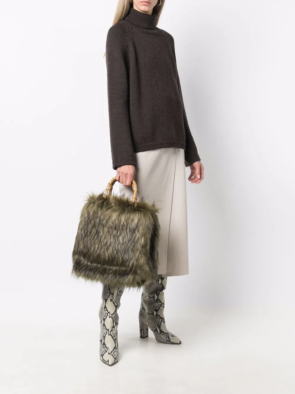 фото La milanesa сумка-тоут frozen среднего размера