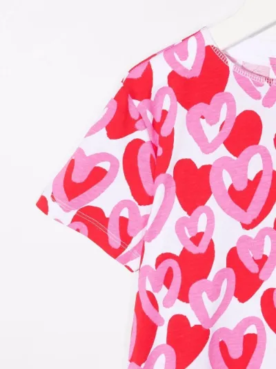 Stella McCartney Kids heart-print T 