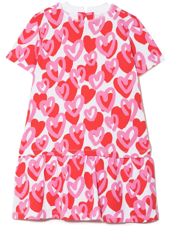 Stella McCartney Kids heart-print T 