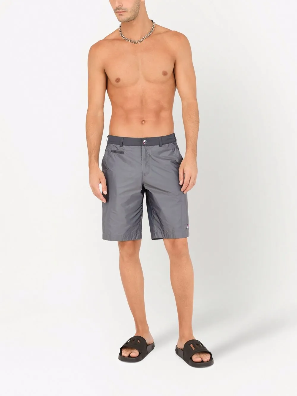 Dolce & Gabbana two-tone long swim shorts | Swim & Board Shorts | Image 2