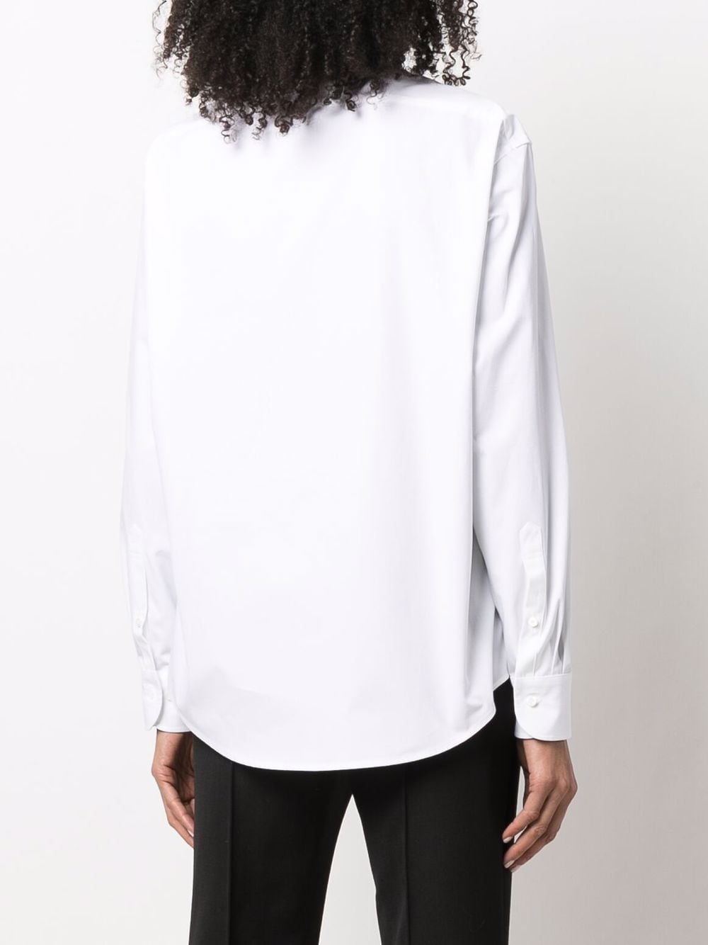 фото Off-white рубашка с длинными рукавами и графичным принтом