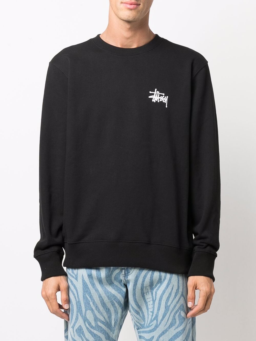 Stüssy Chest logo-print Sweatshirt - Farfetch