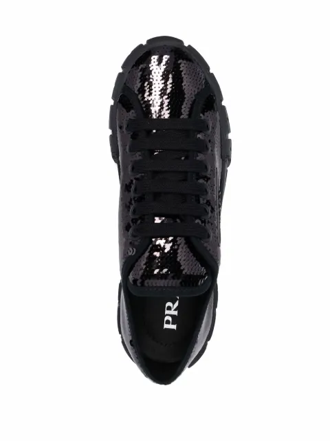 prada double wheel sneaker