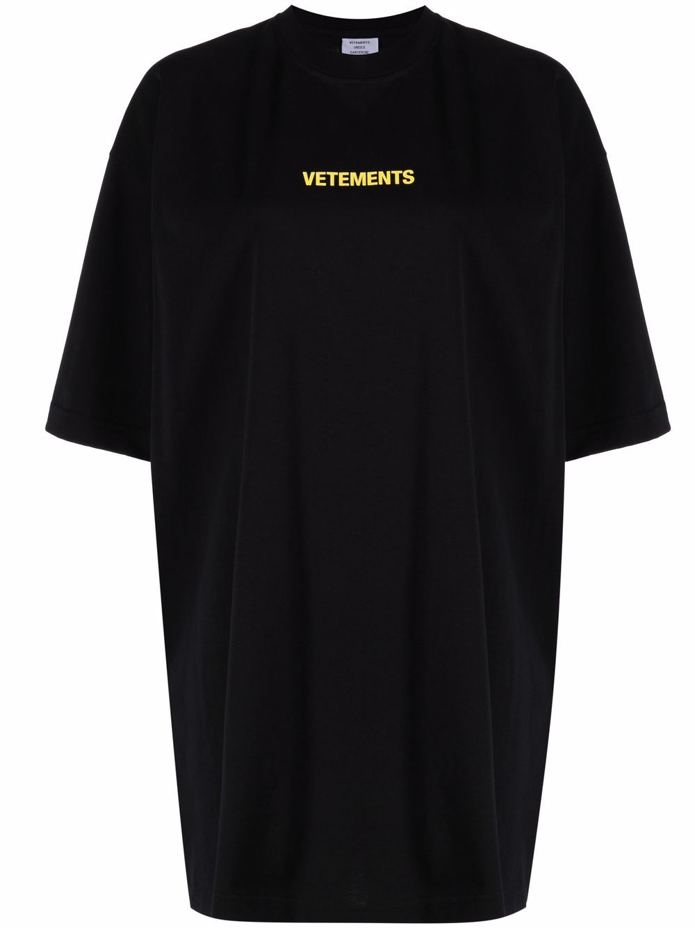 фото Vetements футболка оверсайз с логотипом