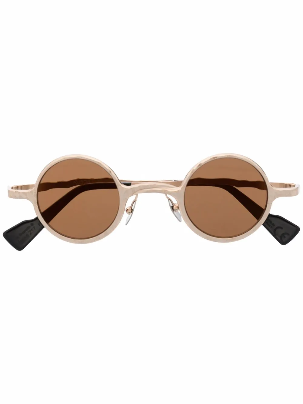 

Kuboraum round tinted sunglasses - Gold