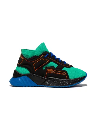 Stella McCartney Kids Baskets Chaussettes Logo Imprim Farfetch
