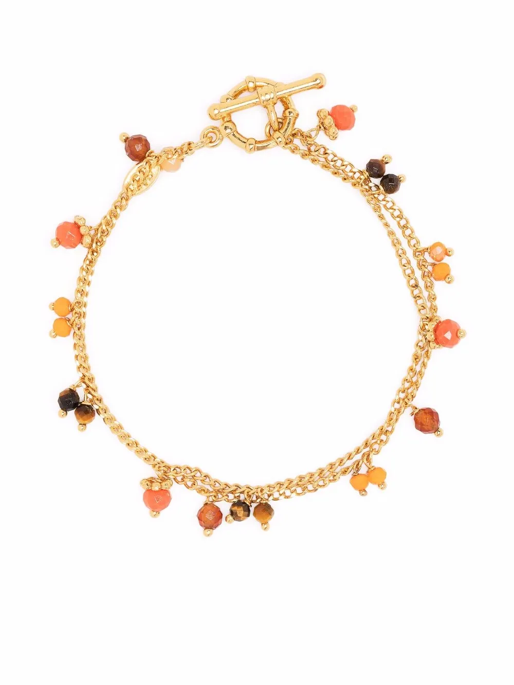 

Gas Bijoux Tangerine bead-embellished bracelet - Gold