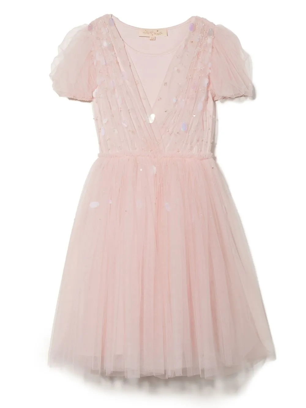

Tutu Du Monde vestido bordado con lentejuelas - Rosado