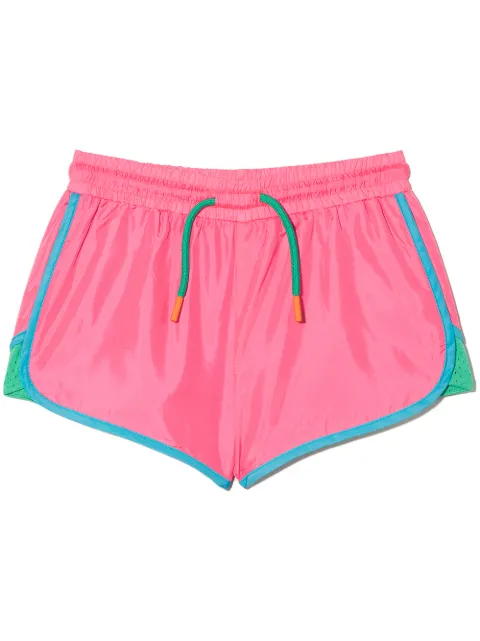 Stella McCartney Kids شورت برباط وأجزاء مخيوطة