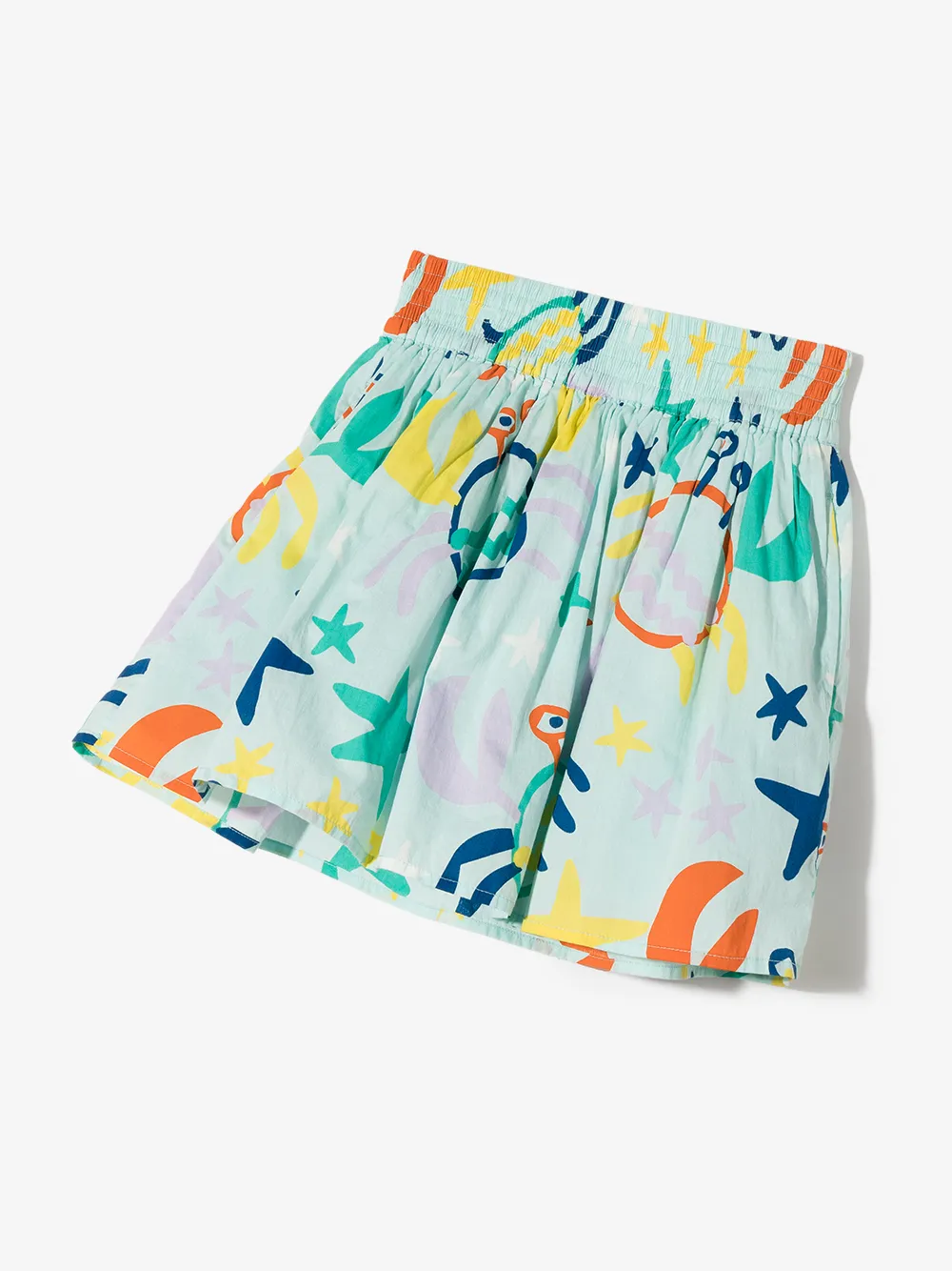 Stella McCartney Kids Rok met grafische print - Blauw