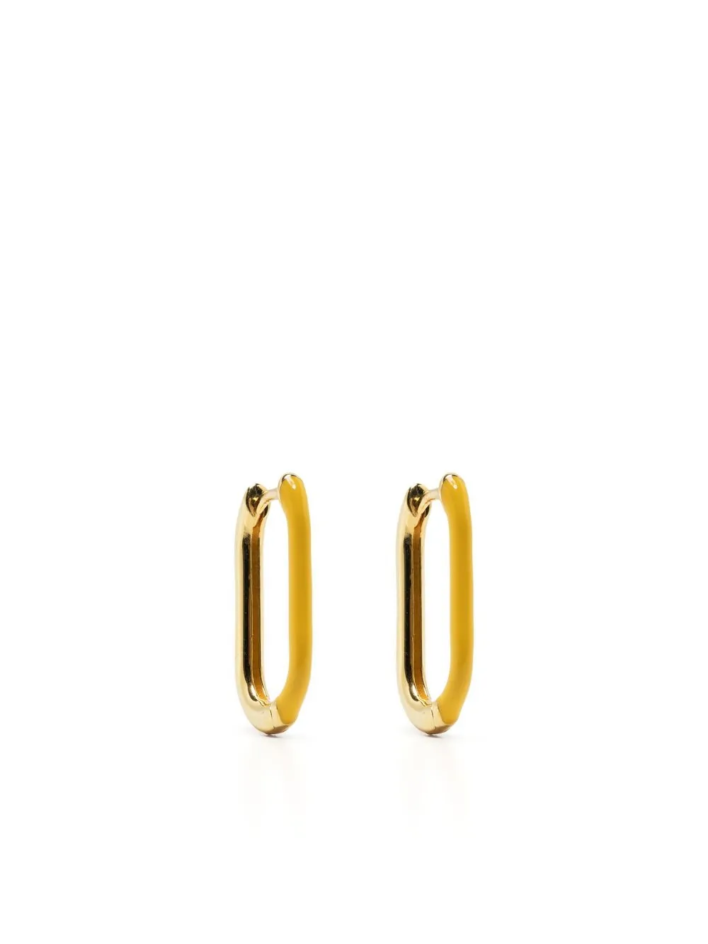 

Eshvi two-tone hoop earrings - Yellow