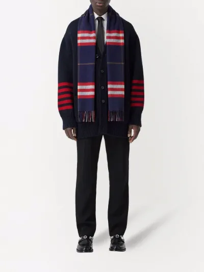burberry cashmere classic plaid scarf