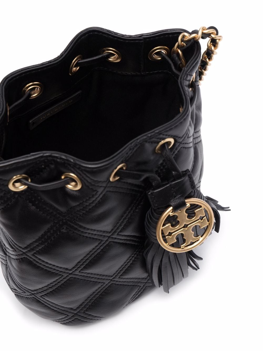 Tory Burch Fleming Quilted Bucket Bag - Farfetch