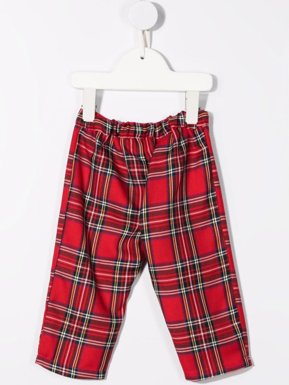 Shop Siola Tartan-print Trousers In Red