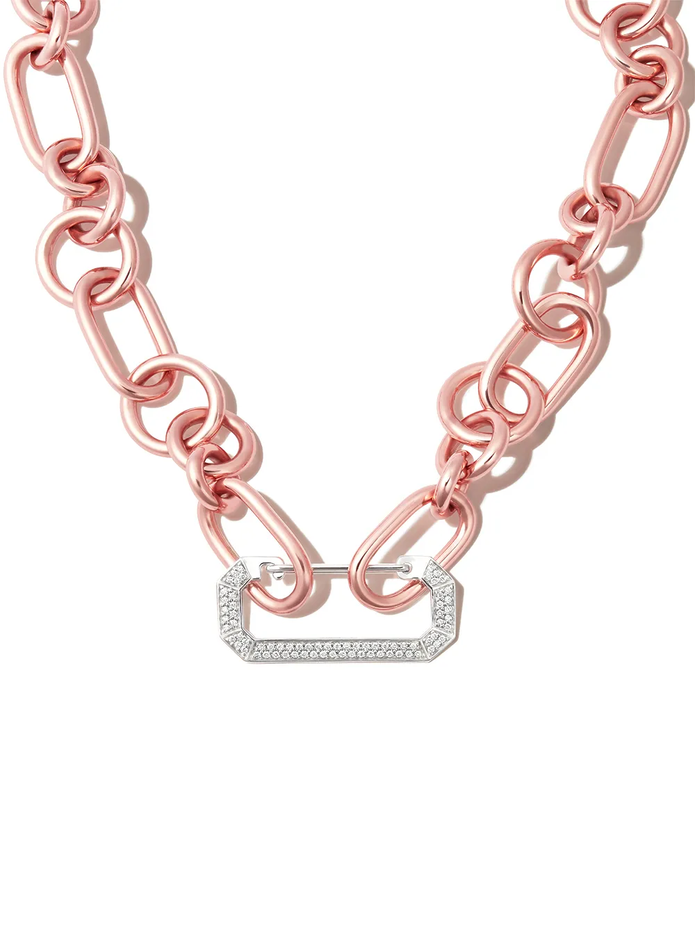 

EÉRA collar Lucy en oro rosa de 18kt con diamantes - Rosado