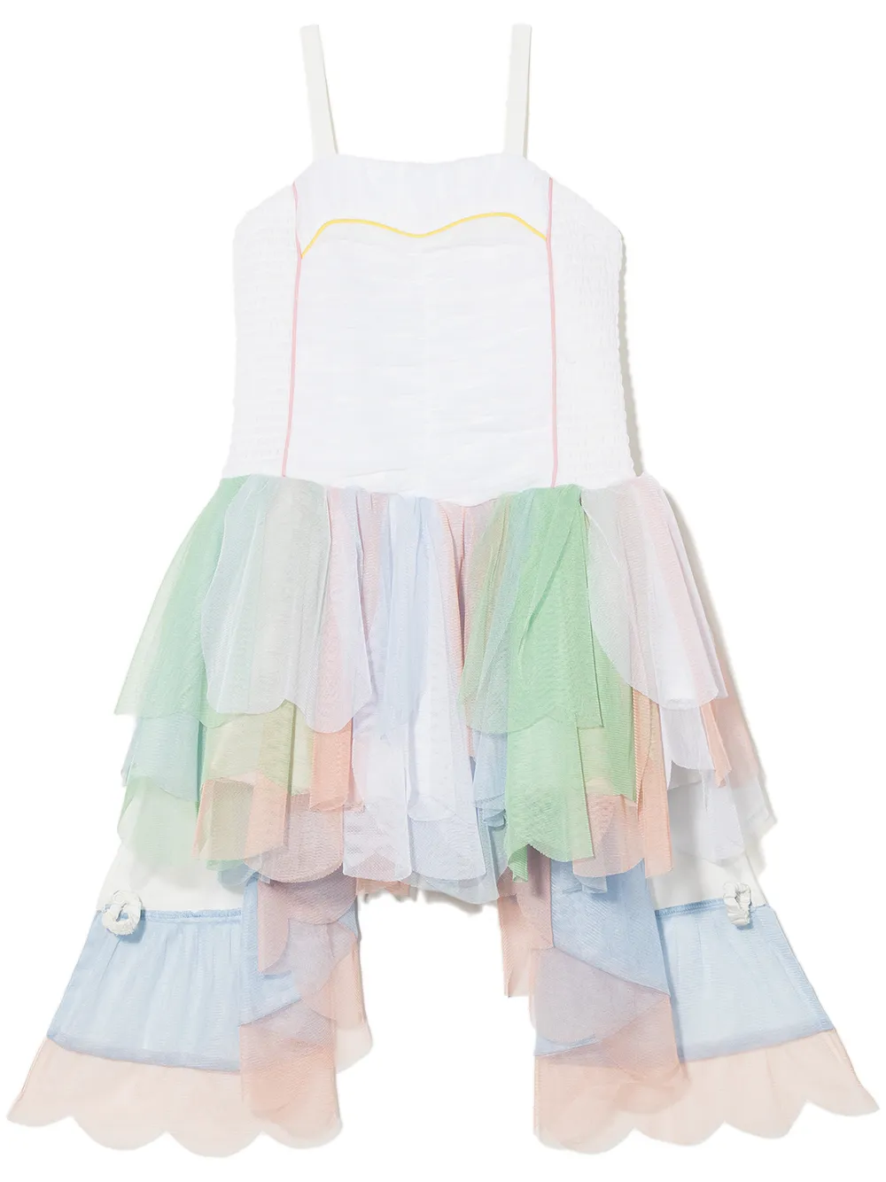 

Stella McCartney Kids ruffle-hem dress - White