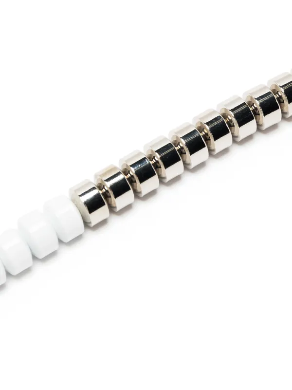 1017 ALYX 9SM Beaded Curb Chain Necklace | Silver | FARFETCH BE