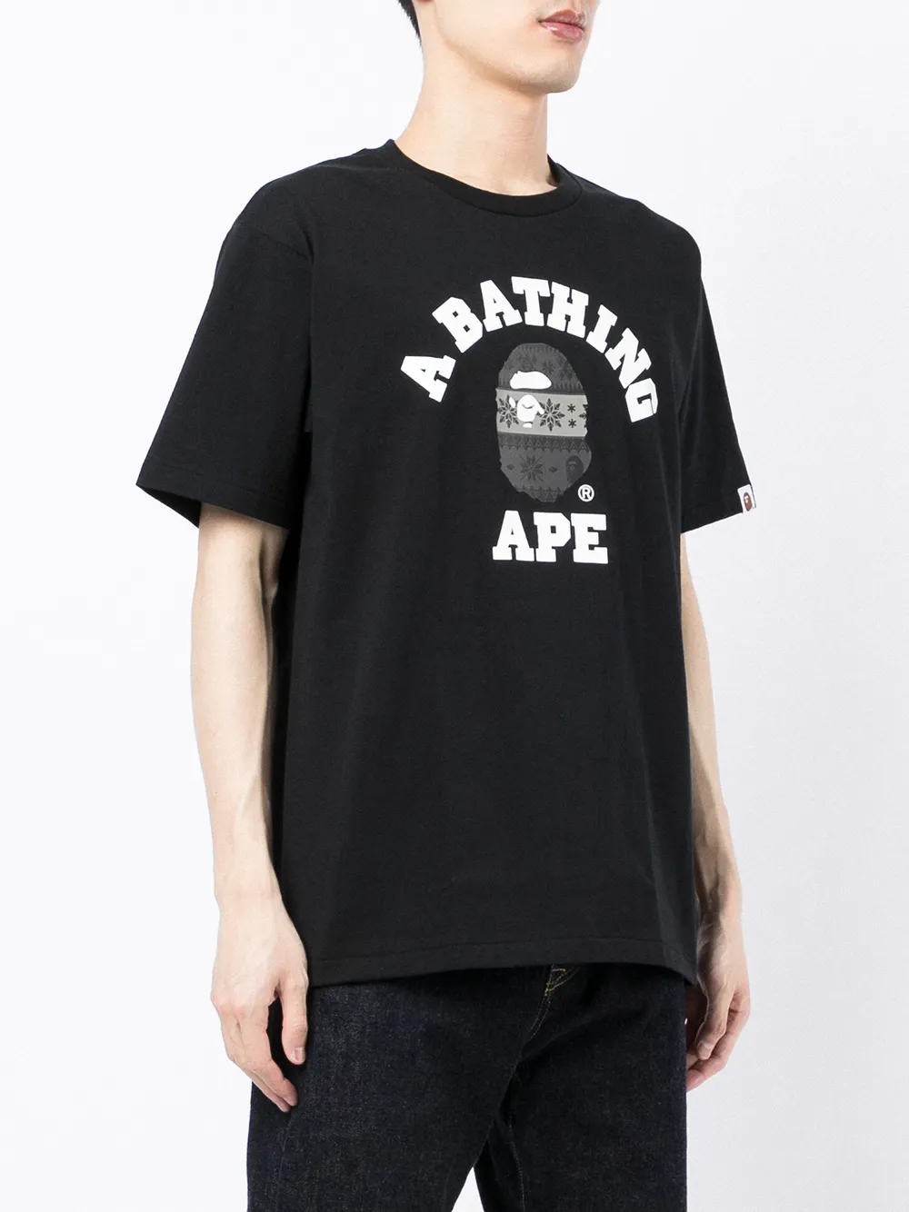 фото A bathing ape® футболка с принтом milo