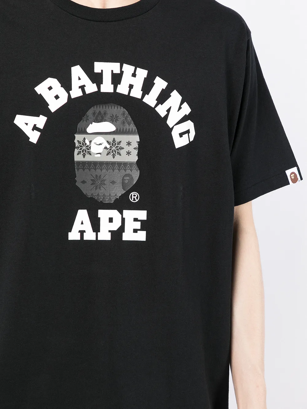 фото A bathing ape® футболка с принтом milo