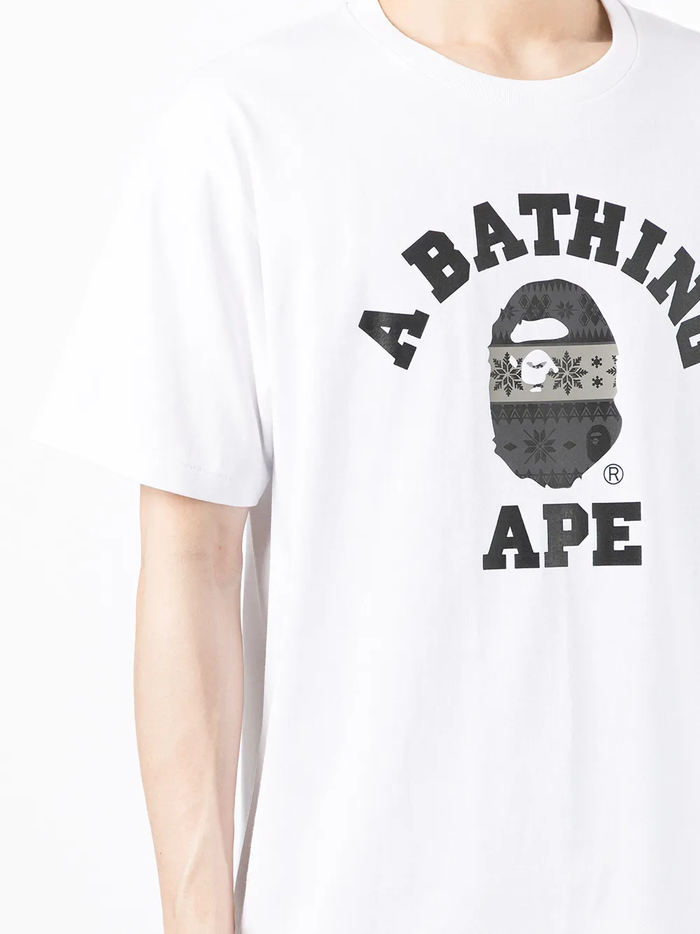 фото A bathing ape® футболка с принтом milo