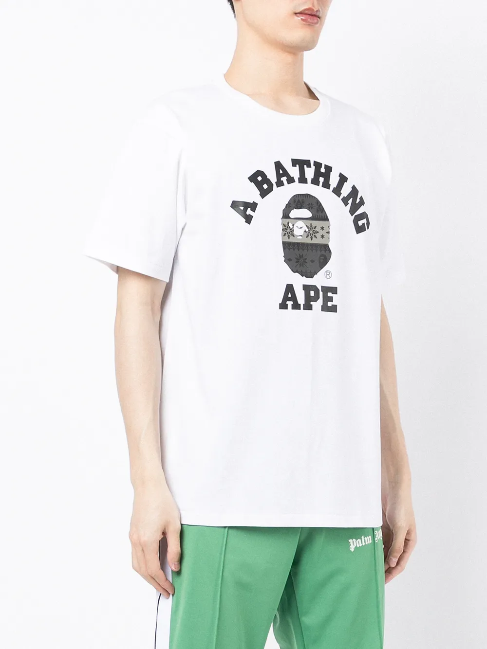 фото A bathing ape® футболка с принтом milo