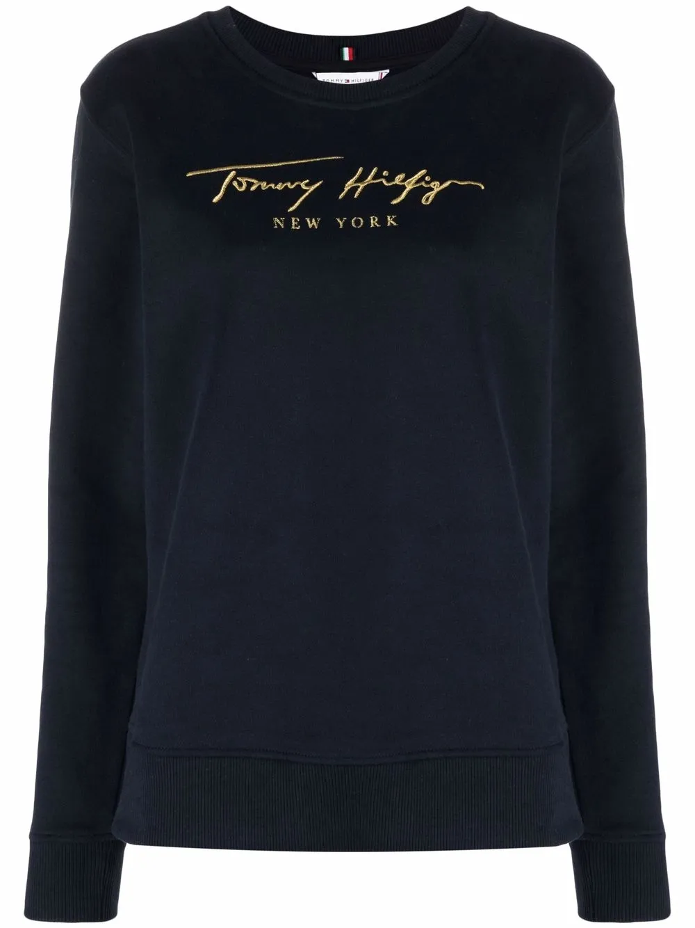 

Tommy Hilfiger sudadera con logo bordado - Azul