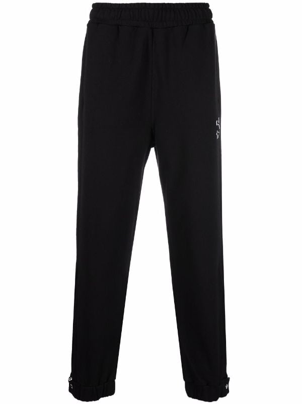 Black Logo-print sweatpants Farfetch Sport & Swimwear Sportswear Sports Pants 