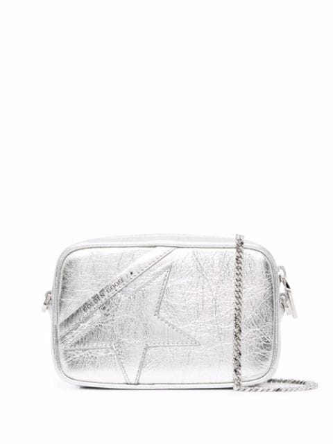 Golden Goose Mini Star metallic crossbody bag