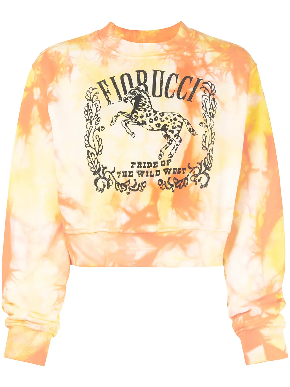 

Fiorucci Pride of The Wild West tie-dye hoodie - Orange