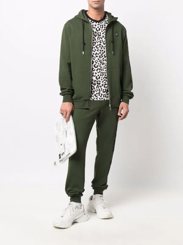 Philipp Plein logo-print Tracksuit Set | Green | FARFETCH JO