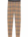 Burberry vintage check leggings - Brown