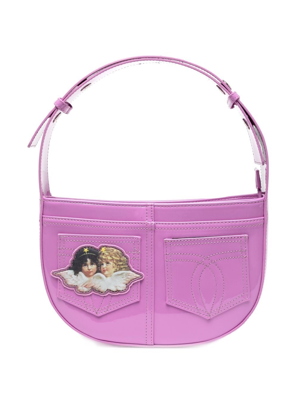 

Fiorucci bolsa de hombro Angel Patch - Morado