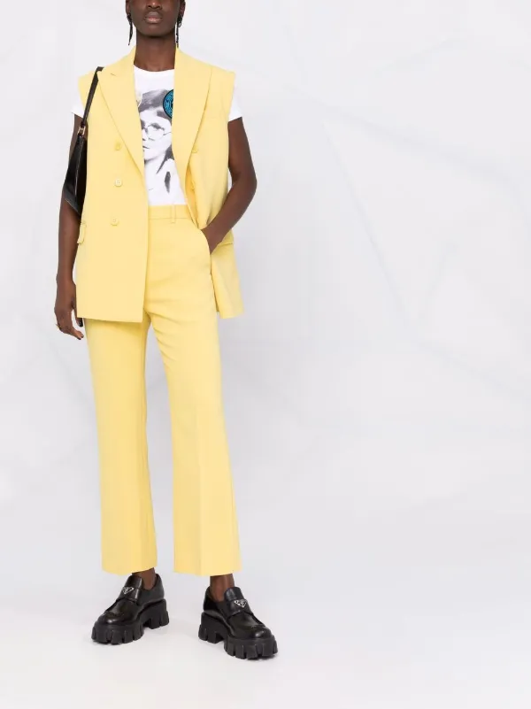 Shop RED Valentino press-crease flared 