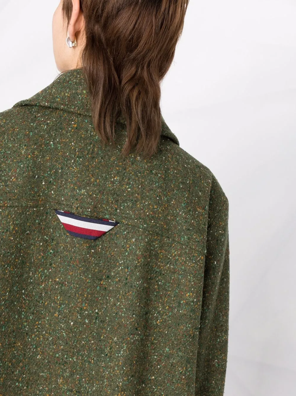 фото Tommy hilfiger куртка-рубашка в мелкую точку