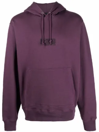 Helmut Lang Logo Cotton Hoodie - Farfetch