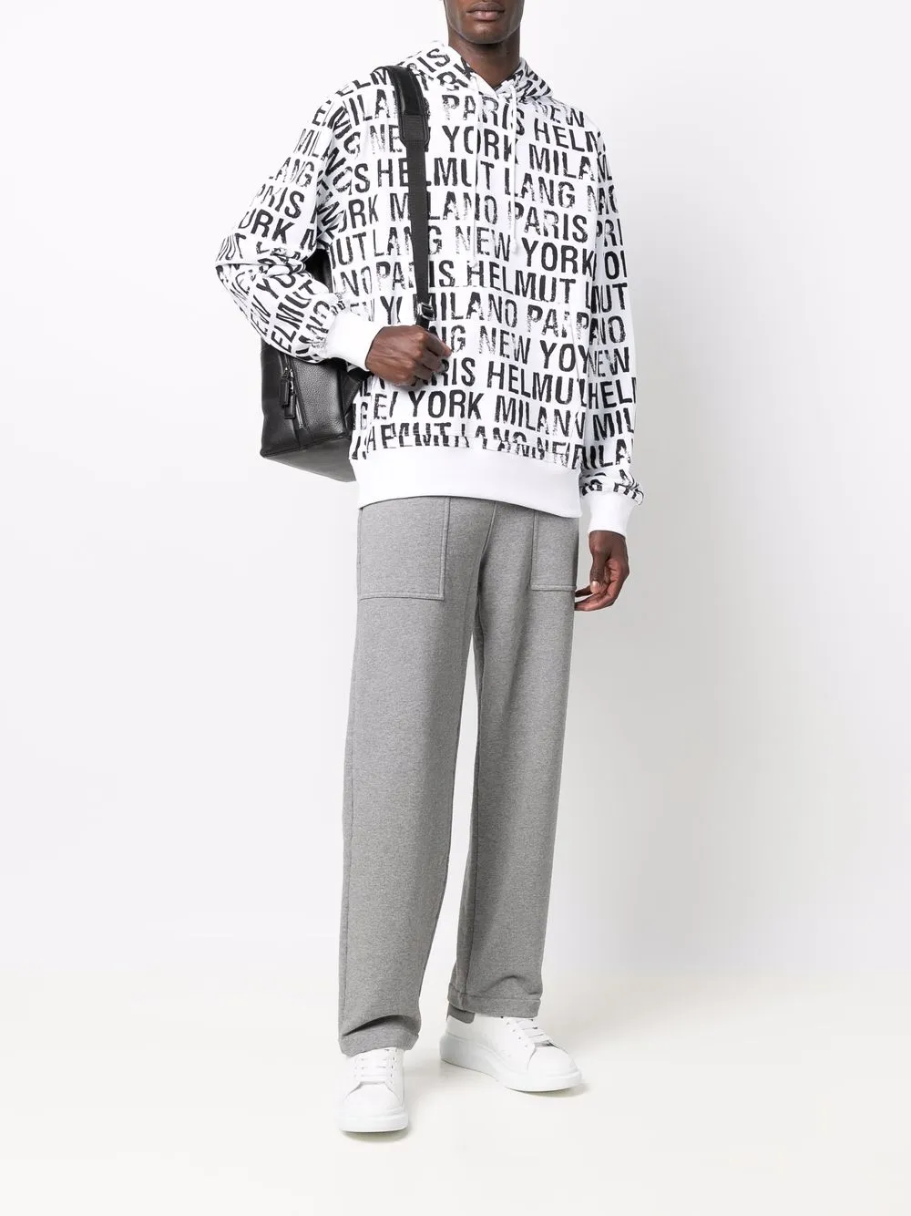 фото Helmut lang худи с логотипом