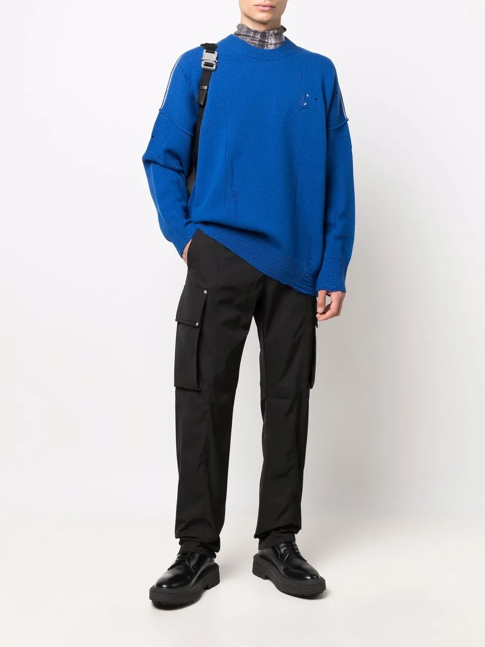 Ader Error Suéter com logo bordado e efeito destroyed | Suéter | Image 2