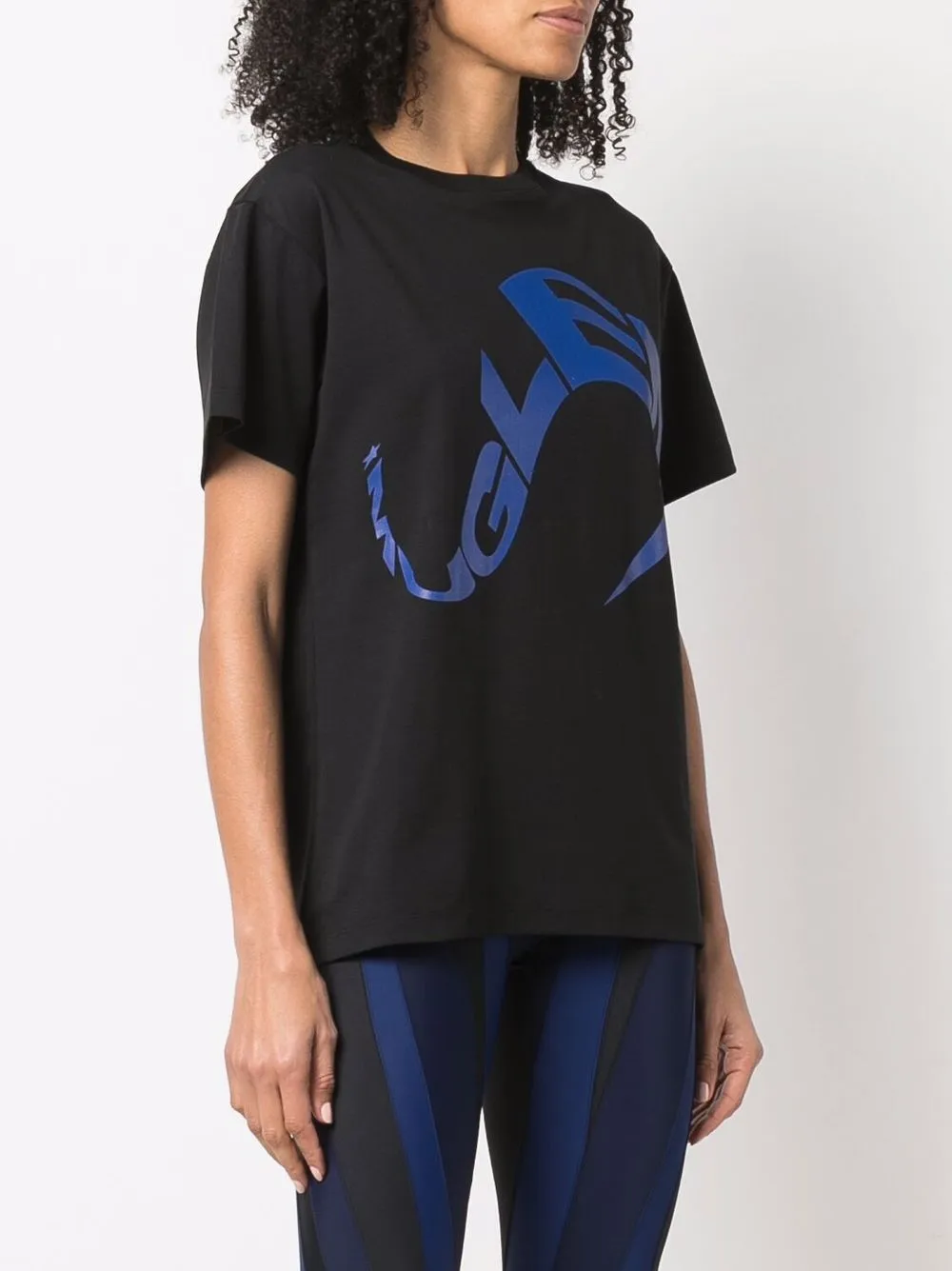 фото Mugler футболка с логотипом