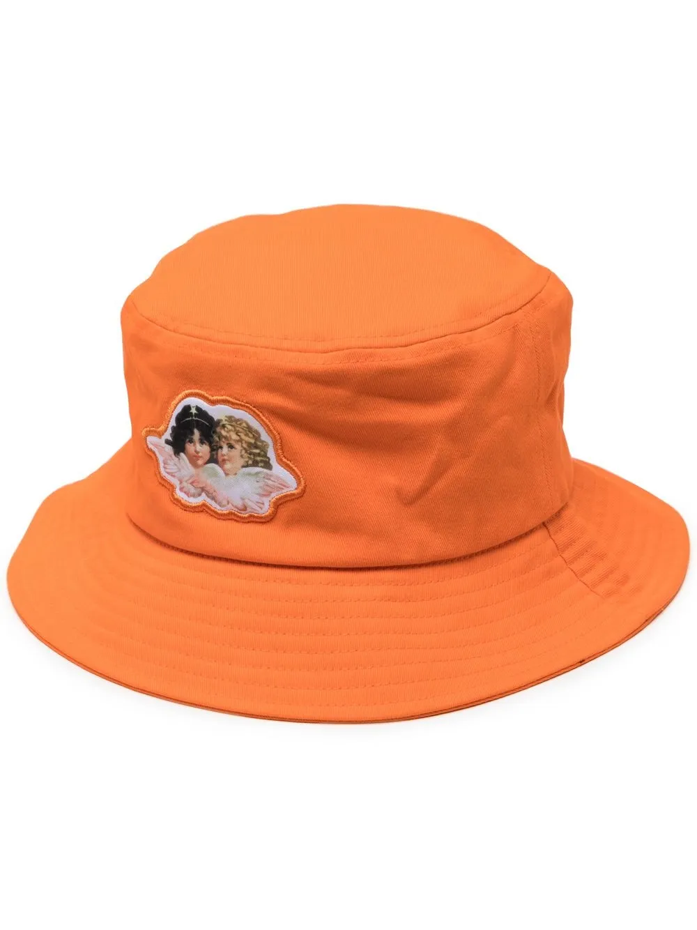 

Fiorucci gorro de pescador con parche del logo - Naranja